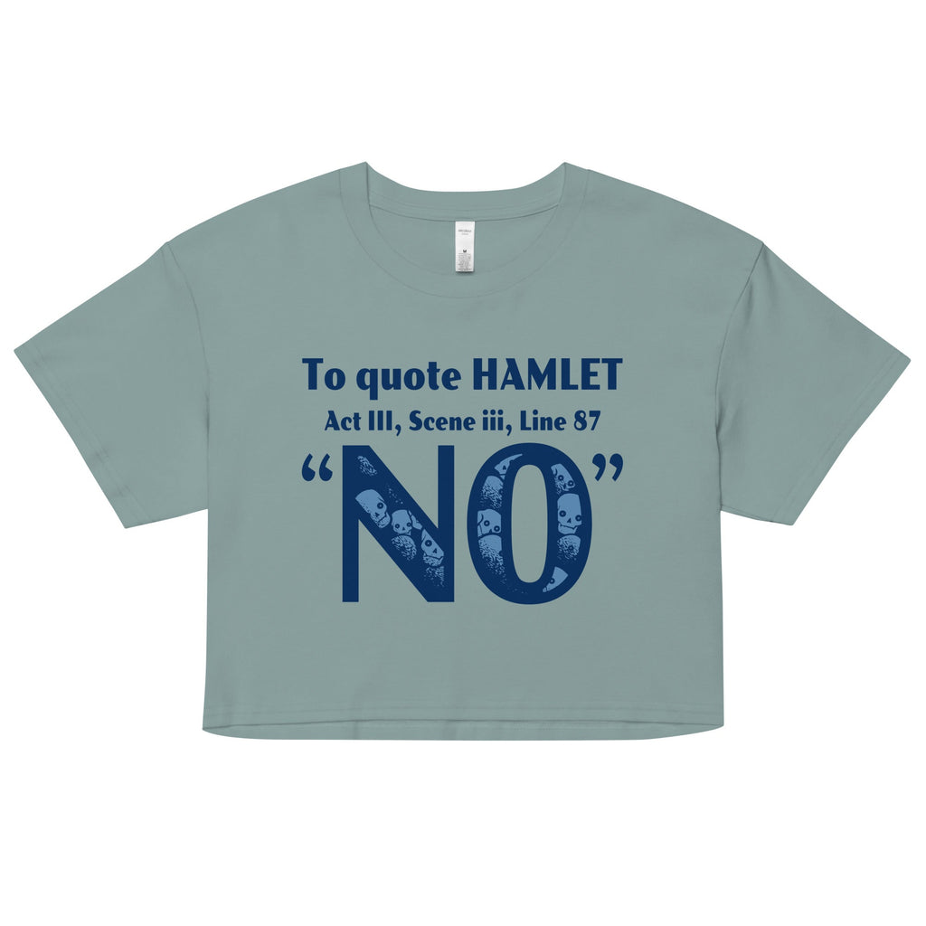 To Quote Hamlet Women's Crop Tee product image 1