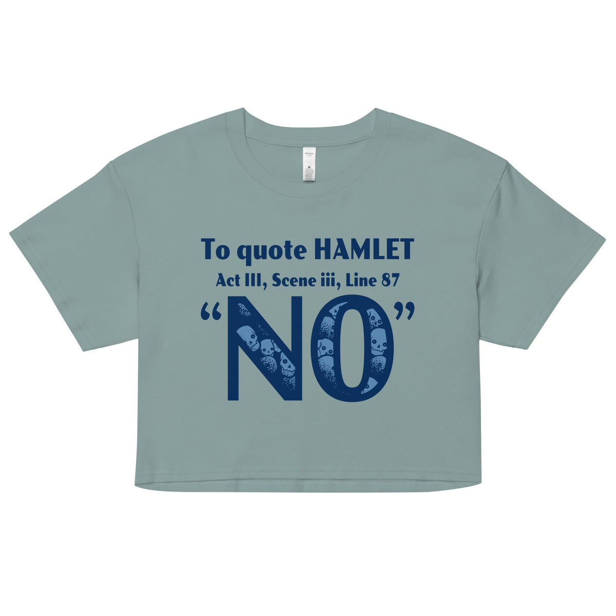 To Quote Hamlet Women's Crop Tee product image 1