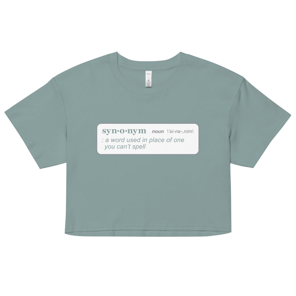 Synonym Definition Women's Crop Tee product image 2