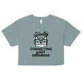Silently Correcting Your Grammar Women's Crop Tee product image 1