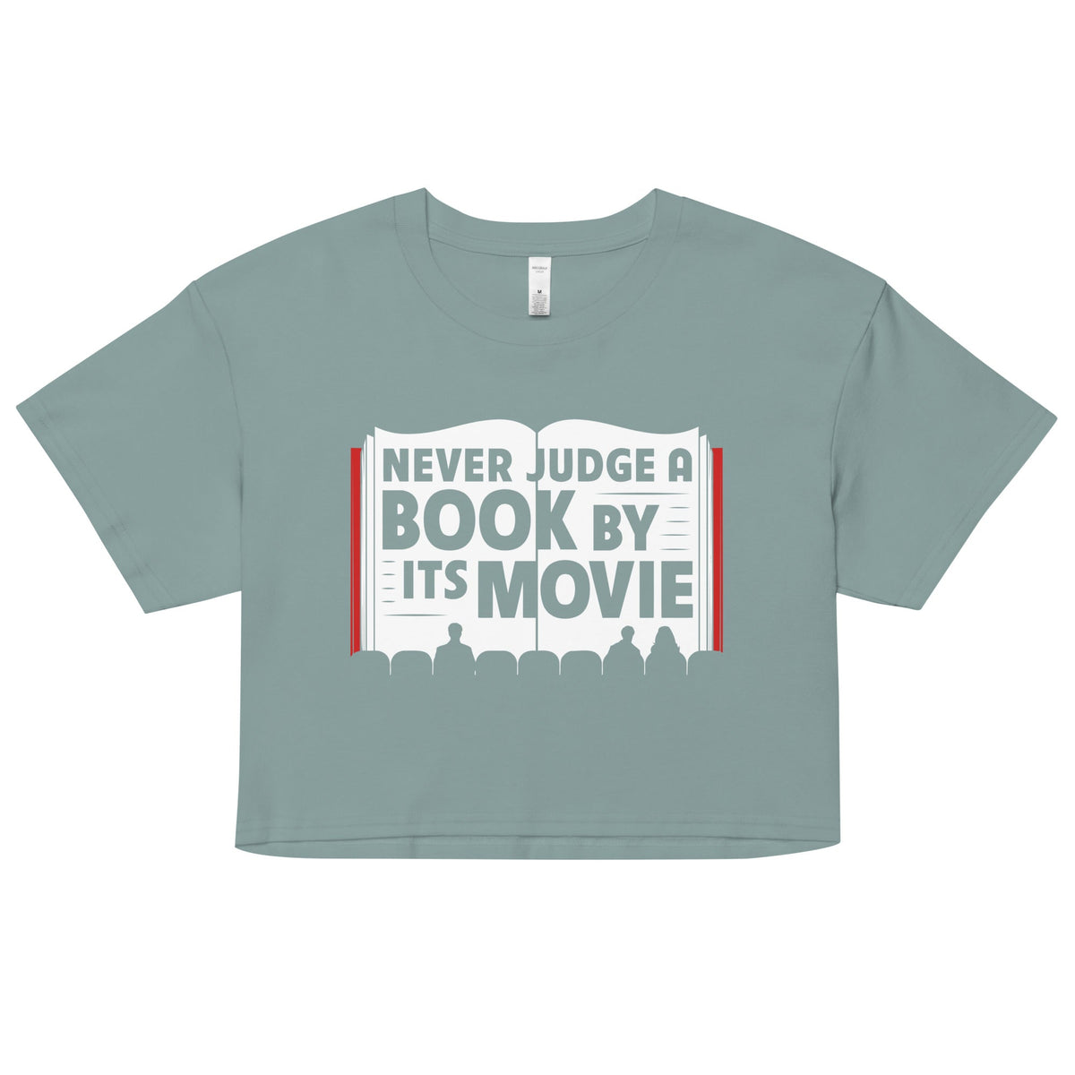 Never Judge A Book By Its Movie Women's Crop Tee product image 2
