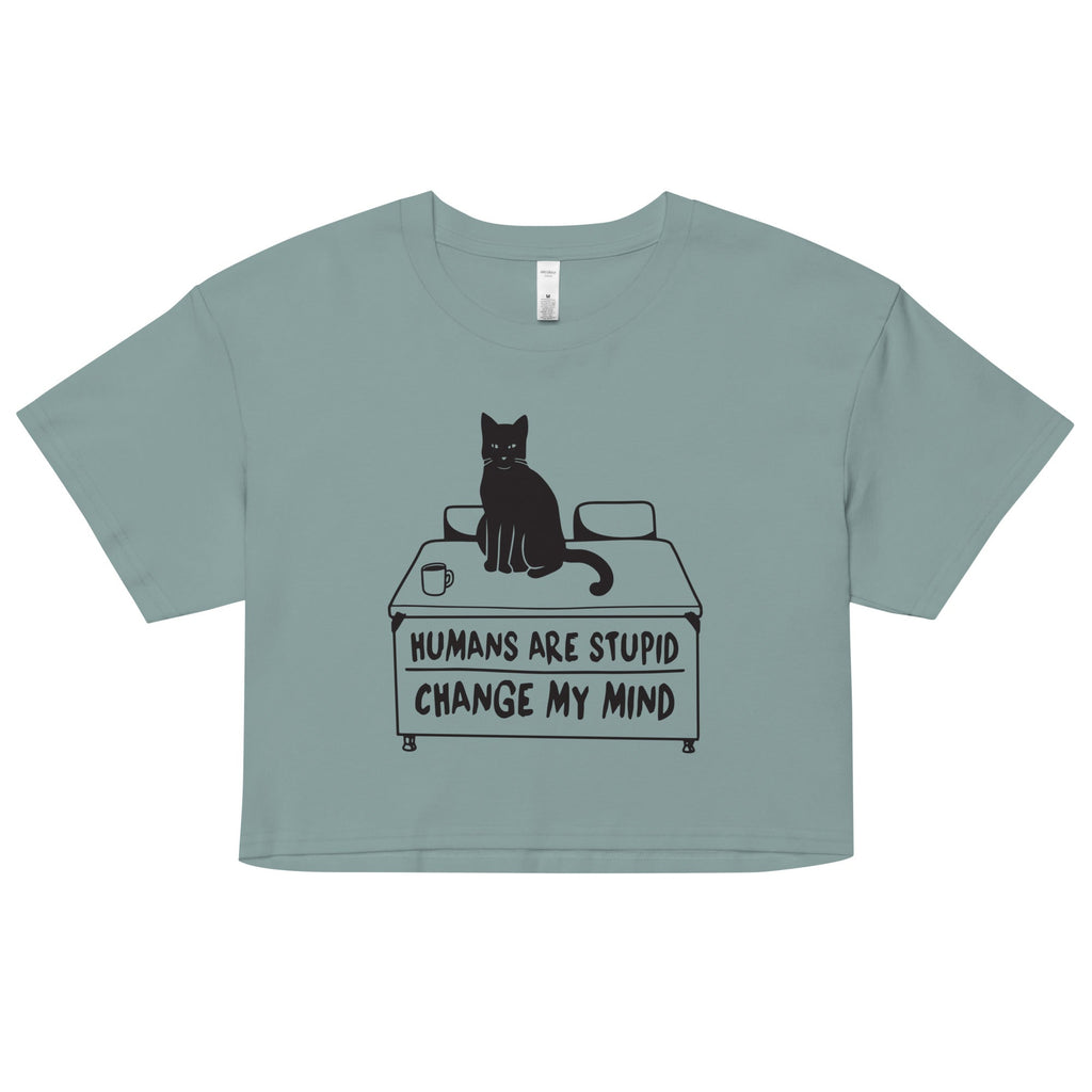 Humans Are Stupid Women's Crop Tee product image 1