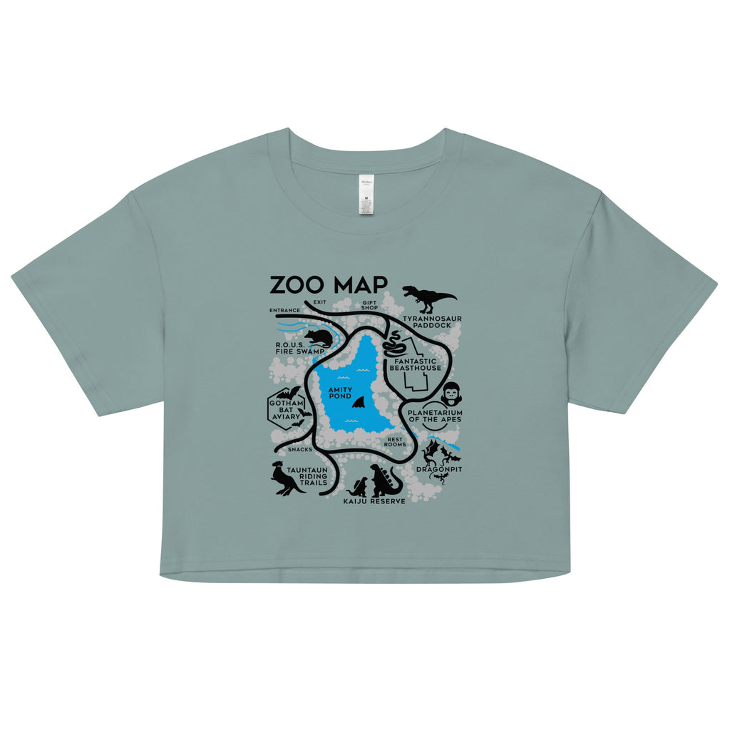 Zoo Map Women's Crop Tee product image 1