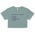 What Floats In Water? Women's Crop Tee product image 1