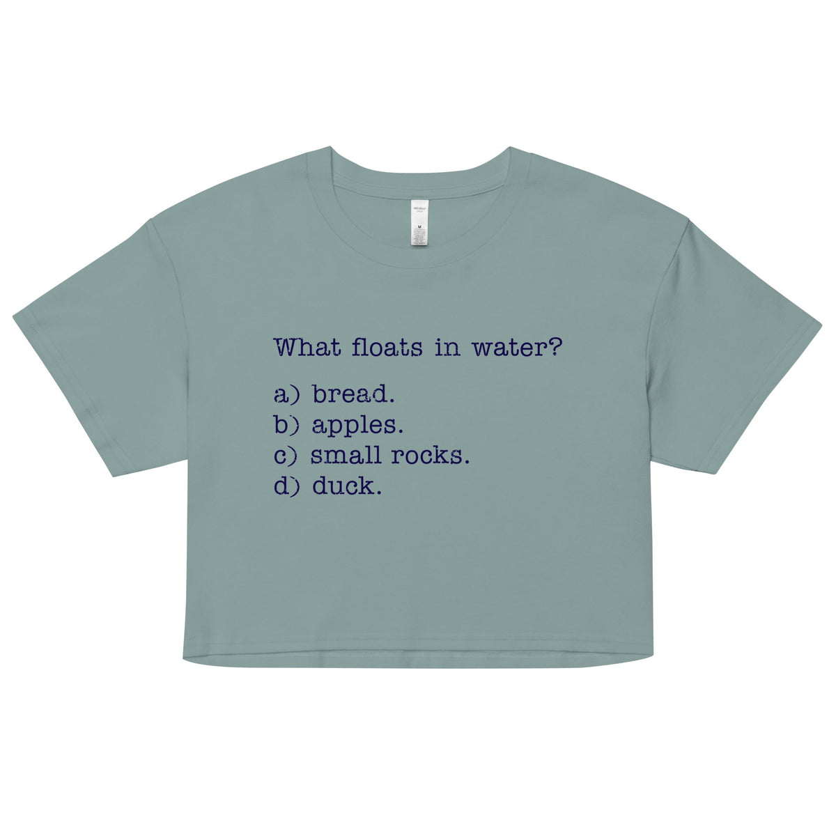 What Floats In Water? Women's Crop Tee product image 1