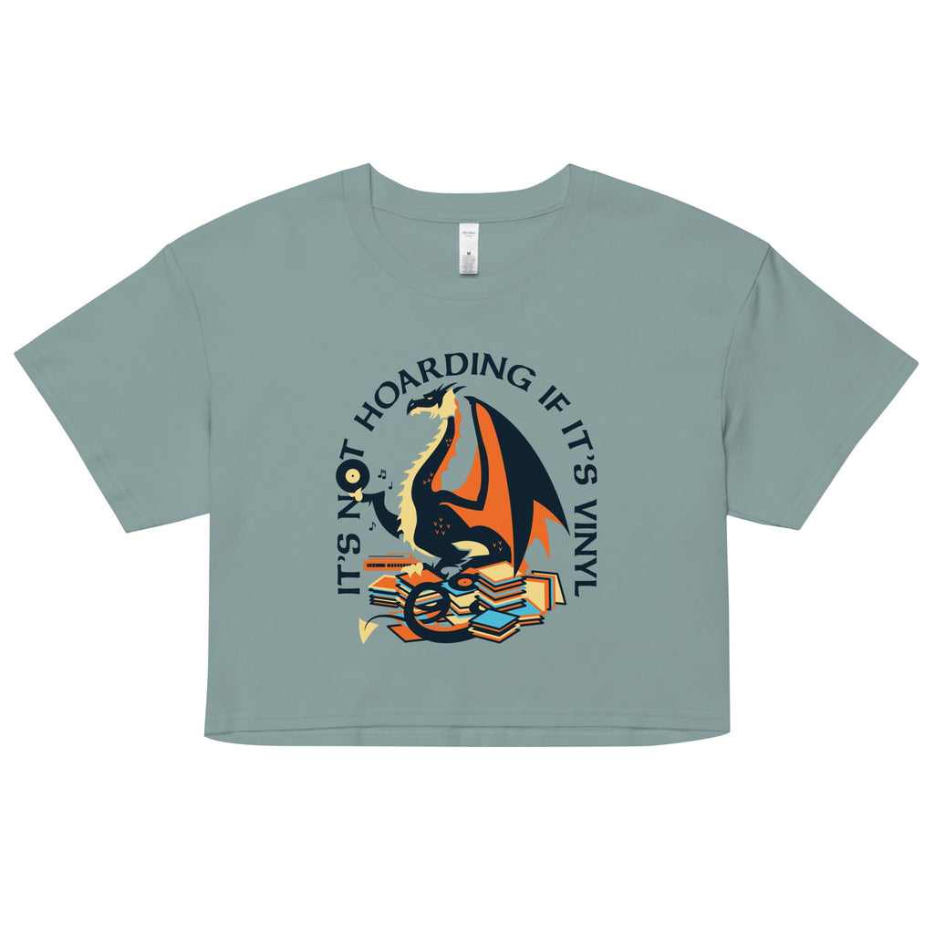 It's Not Hoarding If Vinyl Women's Crop Tee product image 1