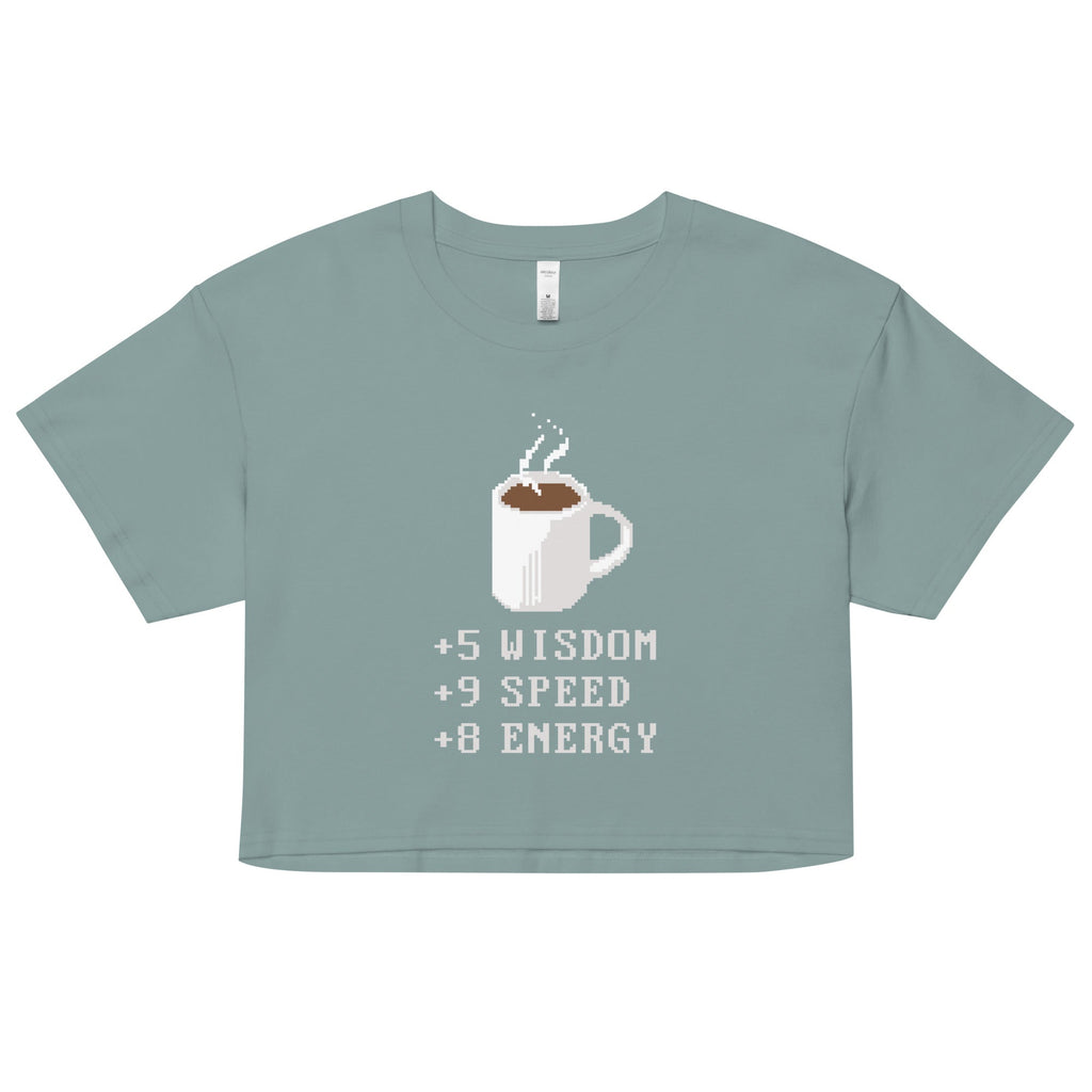 Coffee Plus To Stats Women's Crop Tee product image 2