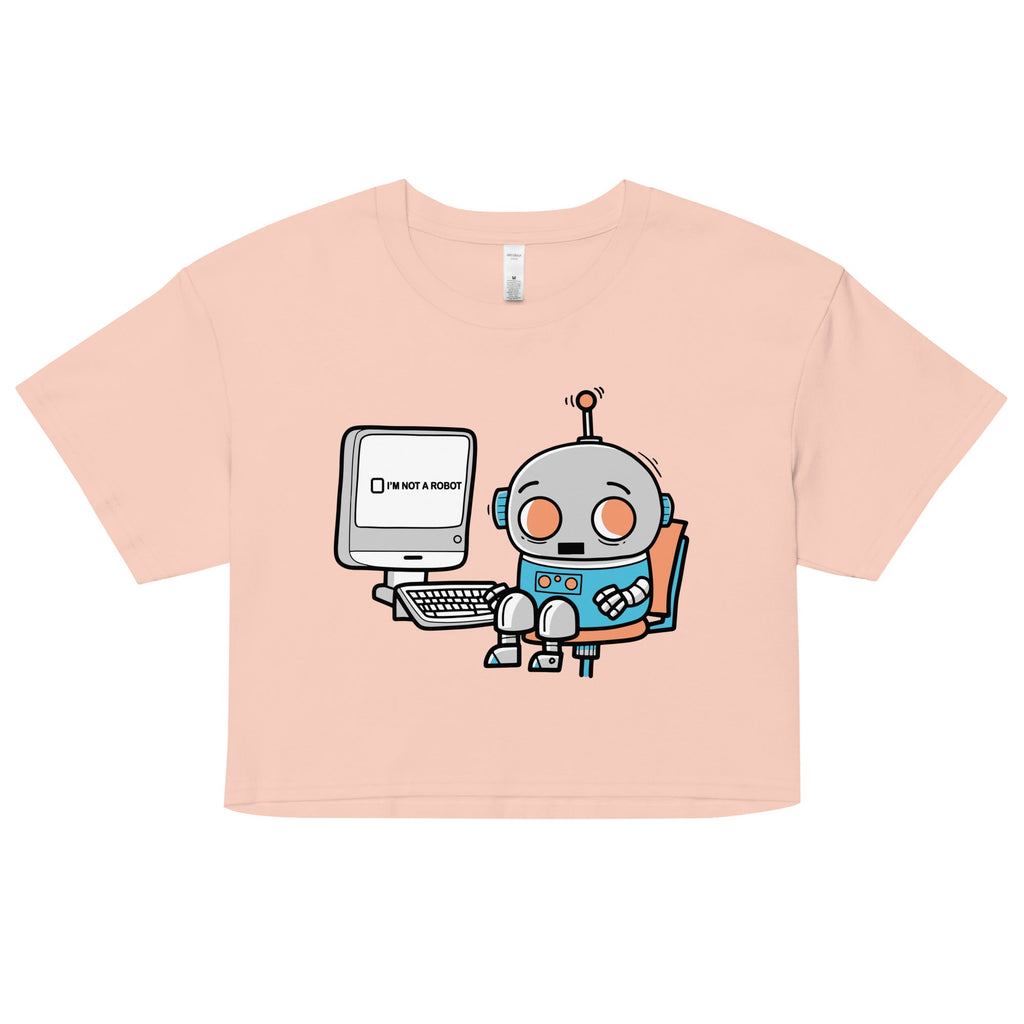 Robot Captcha Women's Crop Tee product image 4