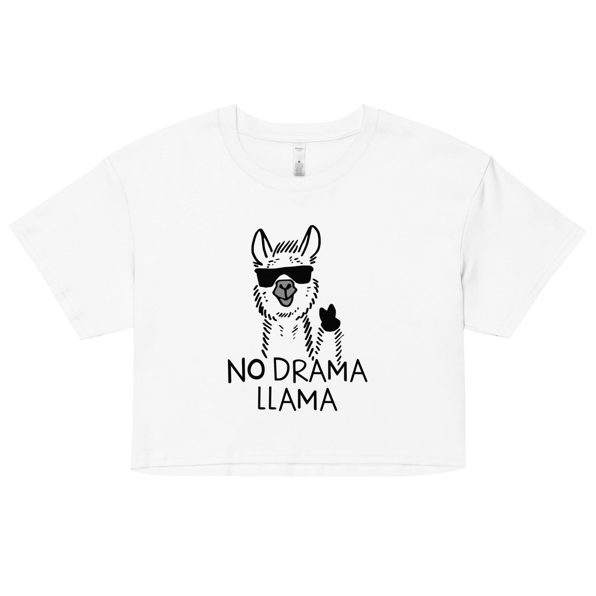 No Drama Llama Women's Crop Tee product image 5