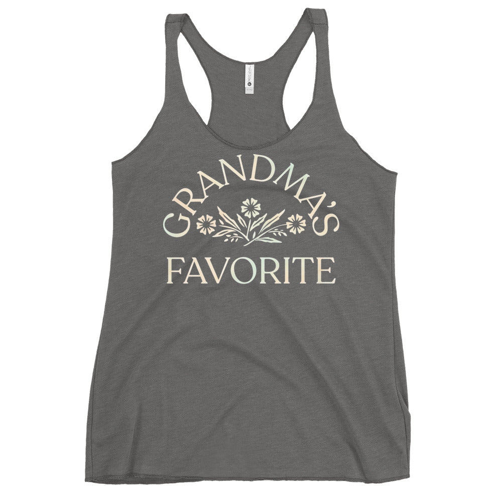 Grandma's Favorite Women's Racerback Tank