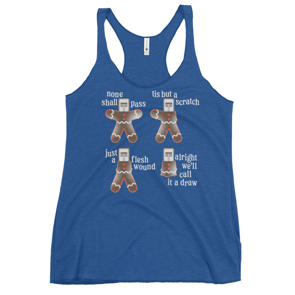 Alright We'll Call It A Draw Gingerbread Women's Racerback Tank