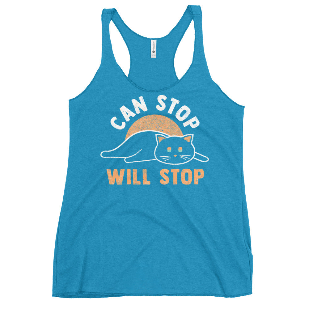 Can Stop Will Stop Women's Racerback Tank