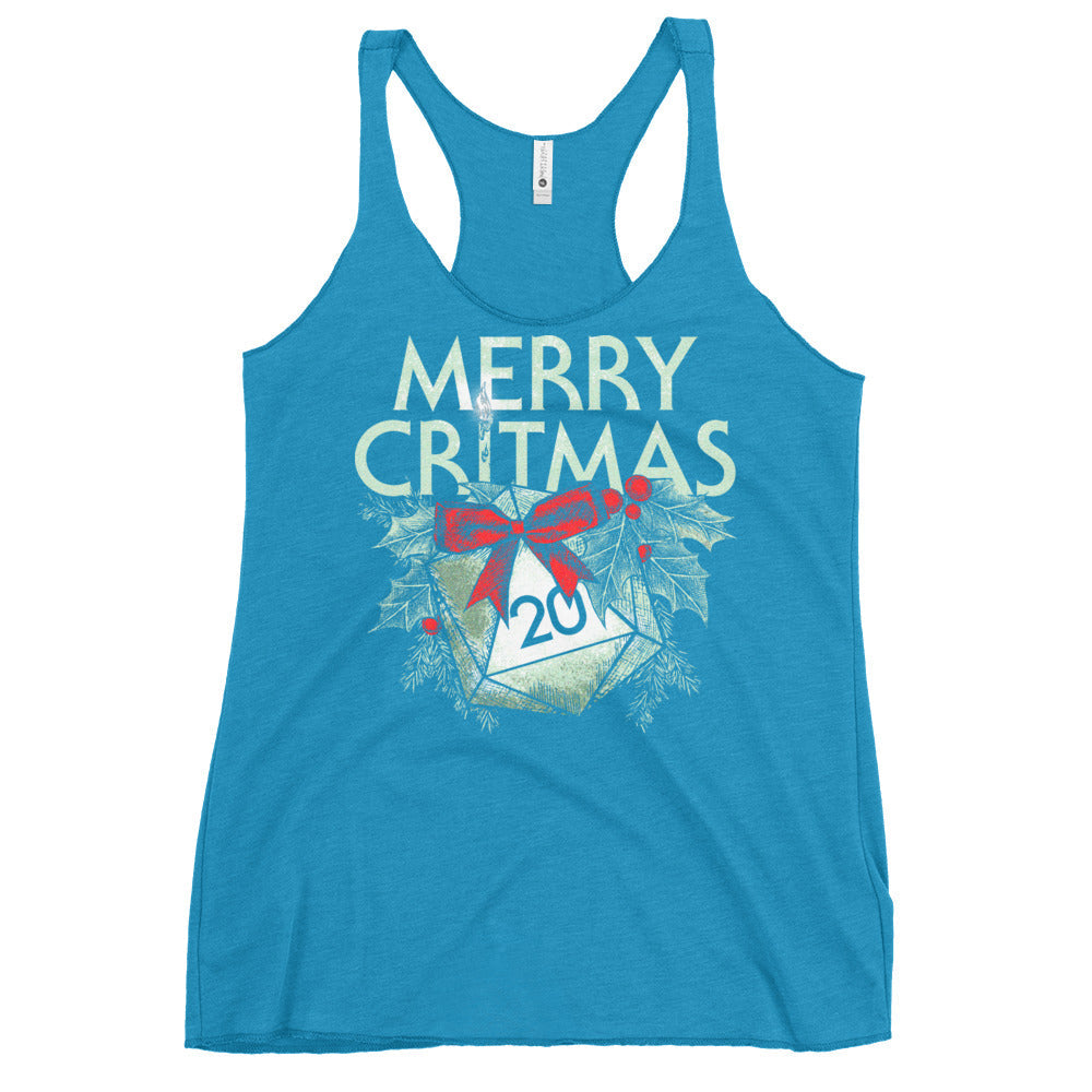 Merry Critmas Women's Racerback Tank