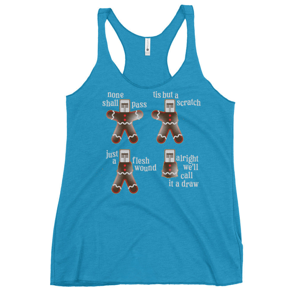Alright We'll Call It A Draw Gingerbread Women's Racerback Tank