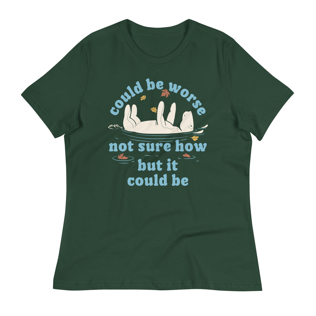 Could Be Worse Not Sure How But It Be Women's Signature Tee product image 5