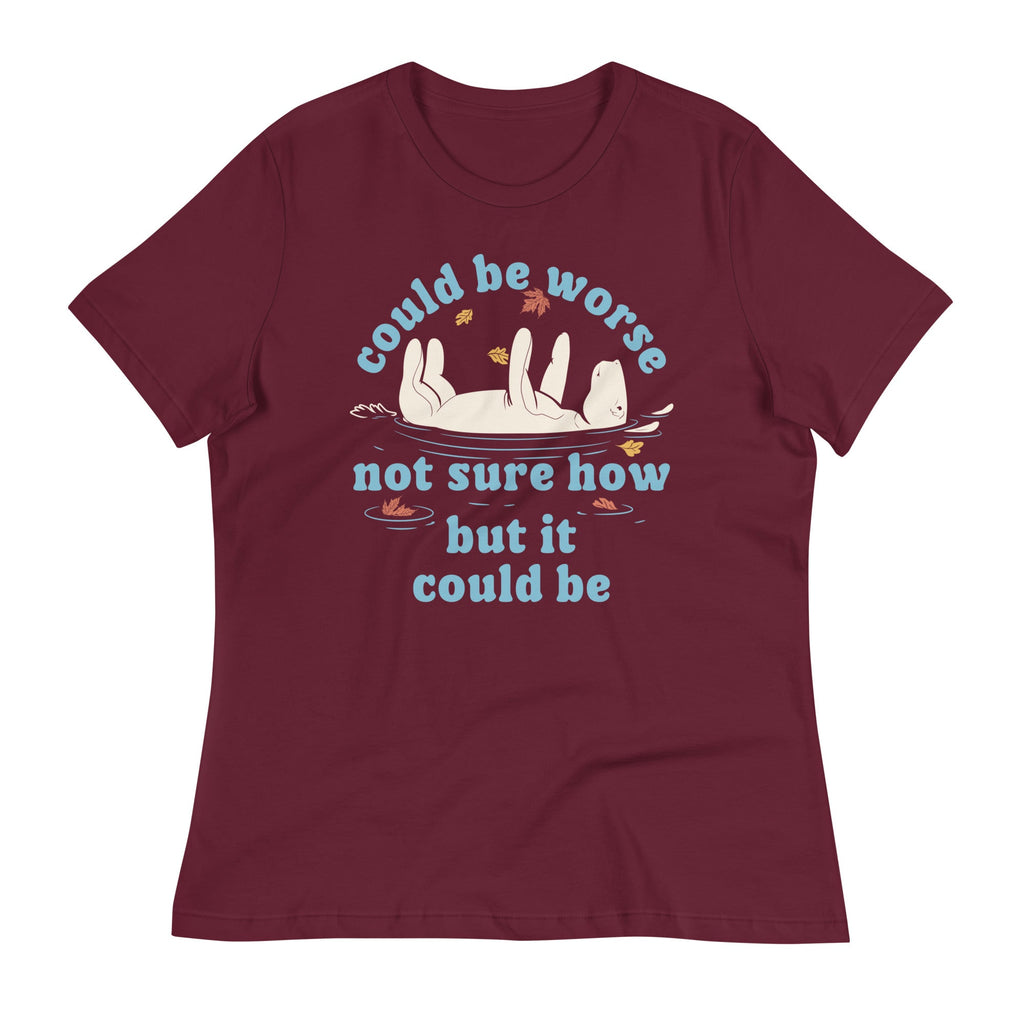 Could Be Worse Not Sure How But It Be Women's Signature Tee product image 4