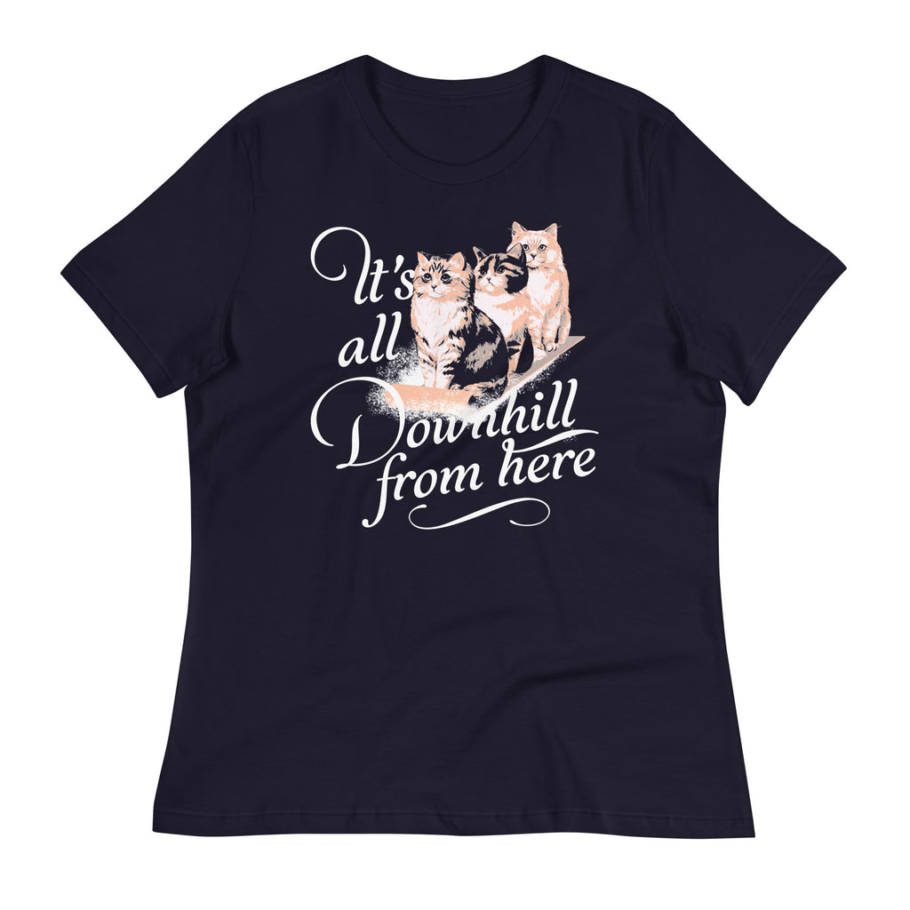 It's All Downhill From Here Women's Signature Tee product image 2