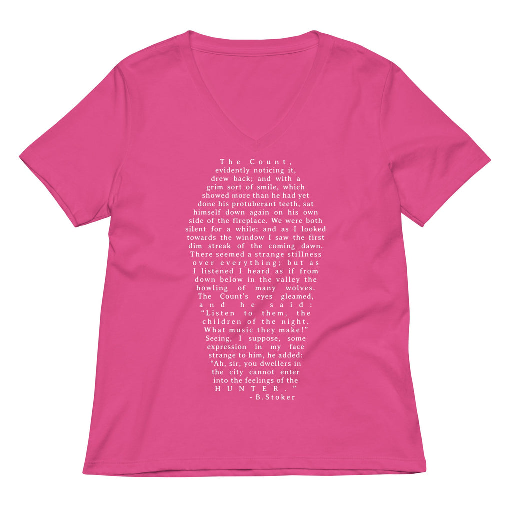 Dracula Women's V-Neck Tee product image 1