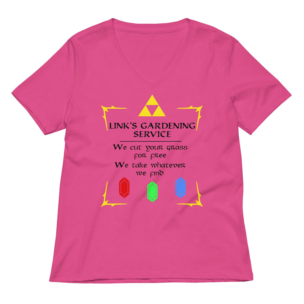 Link's Gardening Service Women's V-Neck Tee product image 1