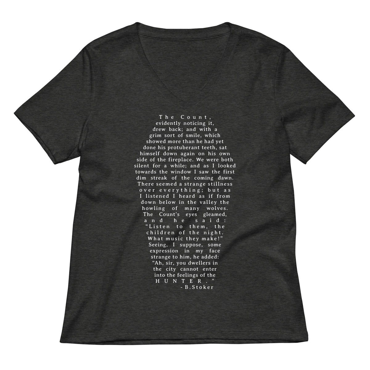 Dracula Women's V-Neck Tee product image 4