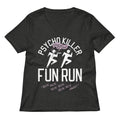 Psycho Killer Fun Run Women's V-Neck Tee product image 1