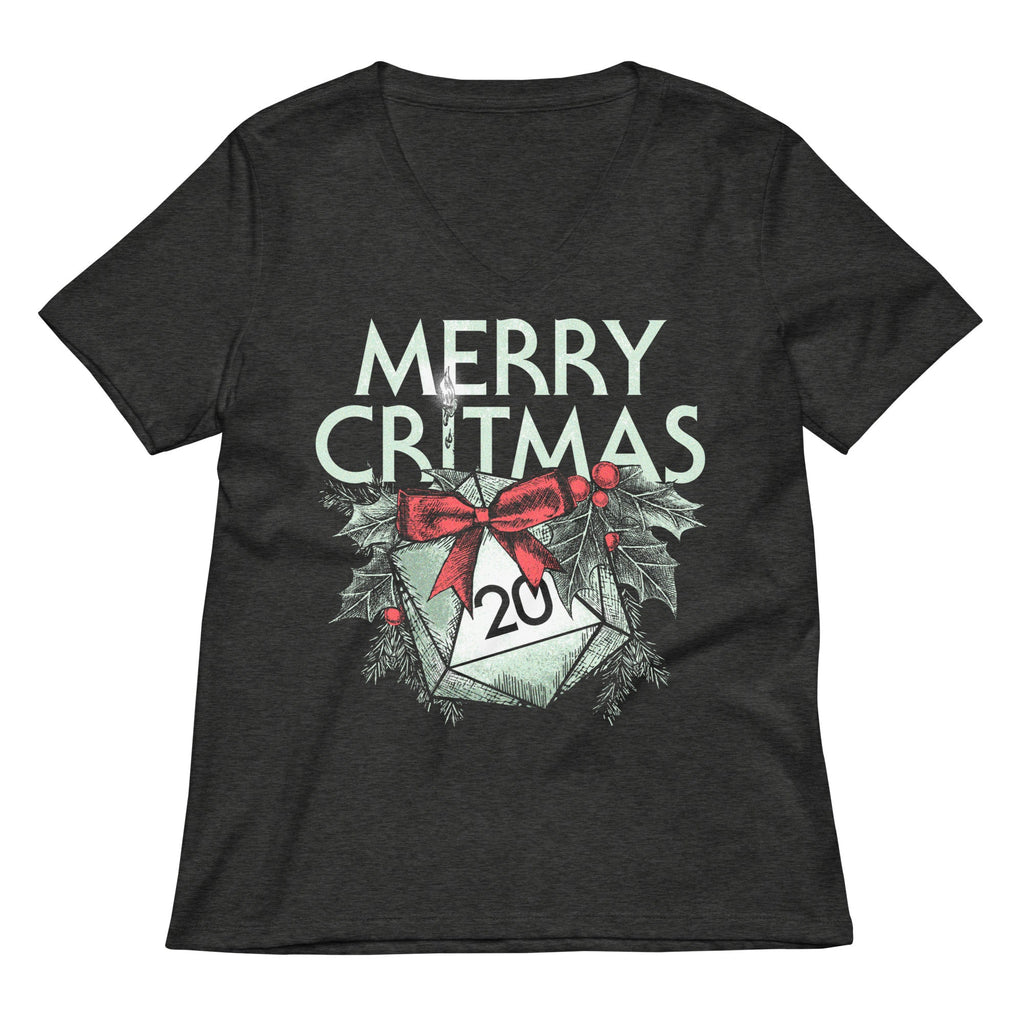 Merry Critmas Women's V-Neck Tee product image 4
