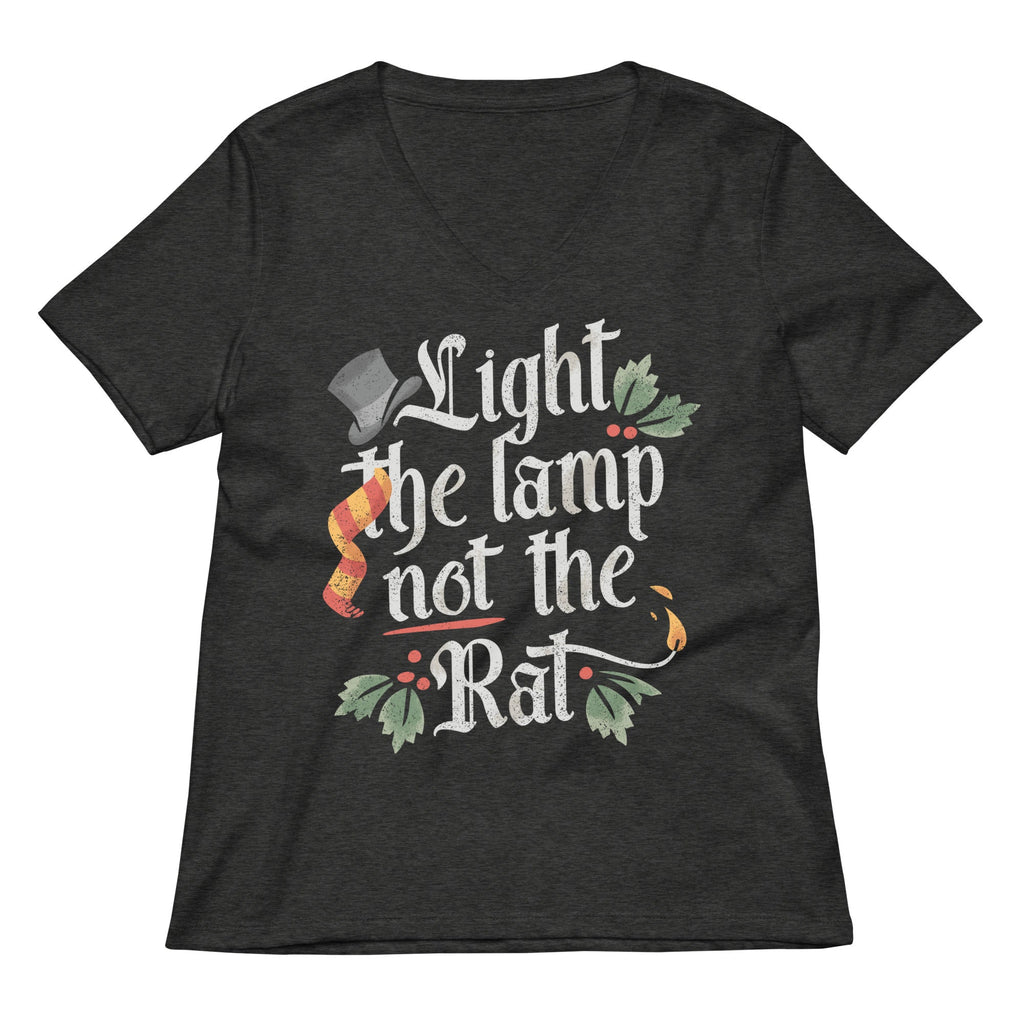 Light The Lamp Not Rat Women's V-Neck Tee product image 3