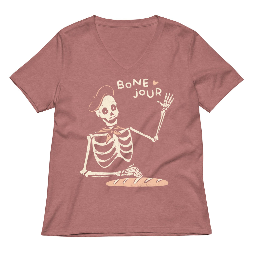 Bone Jour Women's V-Neck Tee product image 5