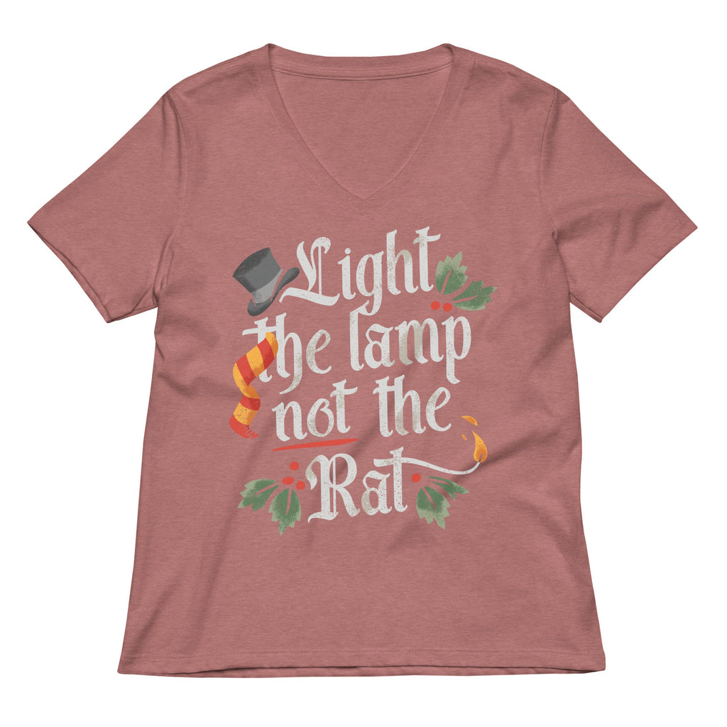 Light The Lamp Not Rat Women's V-Neck Tee product image 5