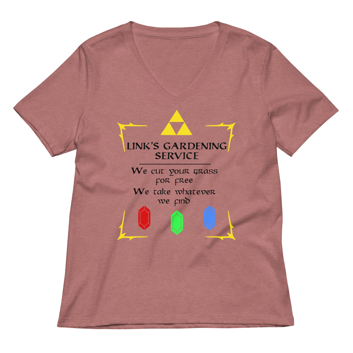 Link's Gardening Service Women's V-Neck Tee product image 2