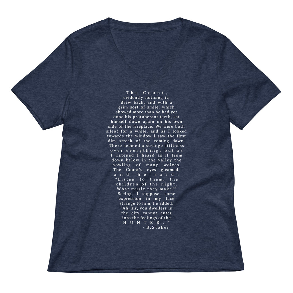Dracula Women's V-Neck Tee product image 3