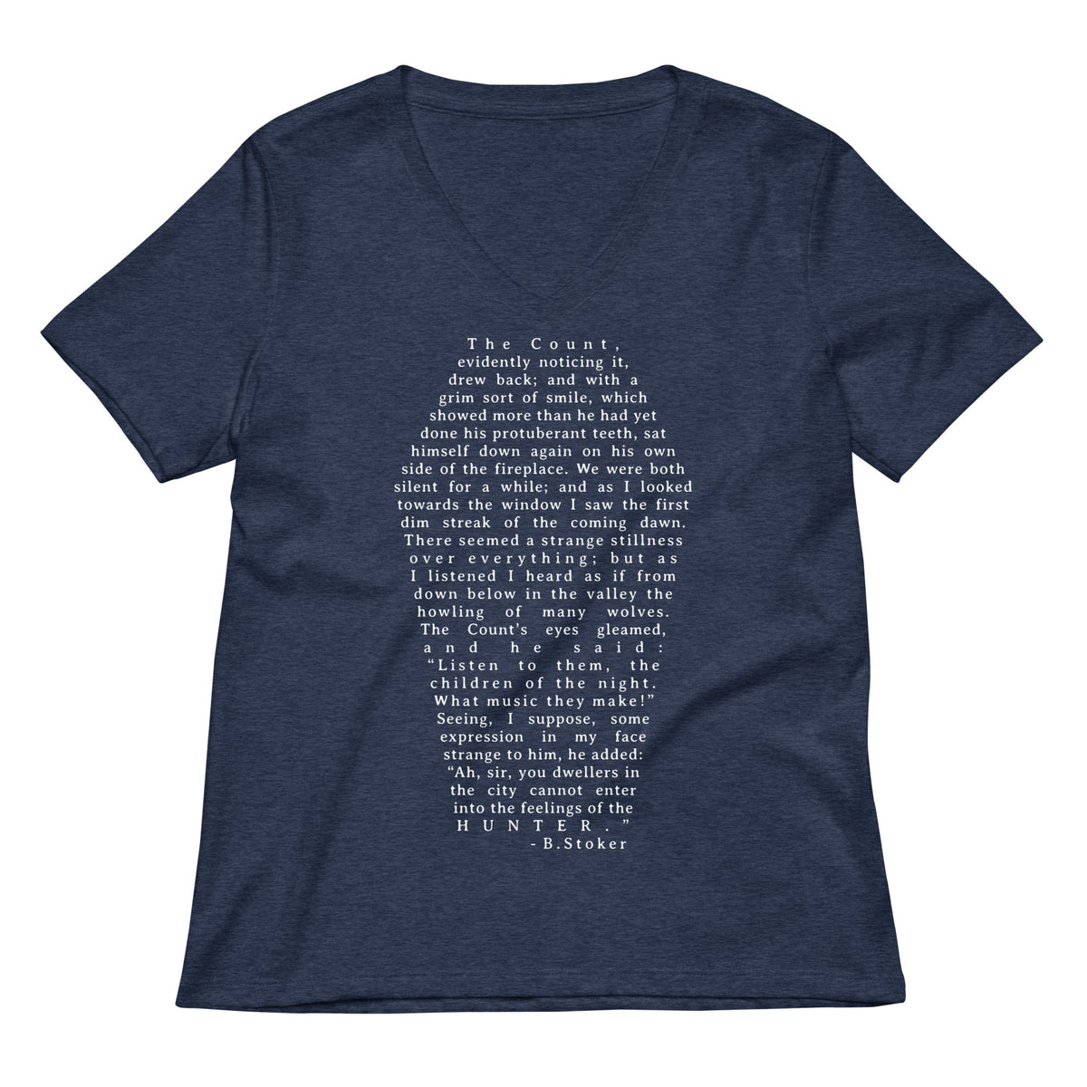 Dracula Women's V-Neck Tee product image 3