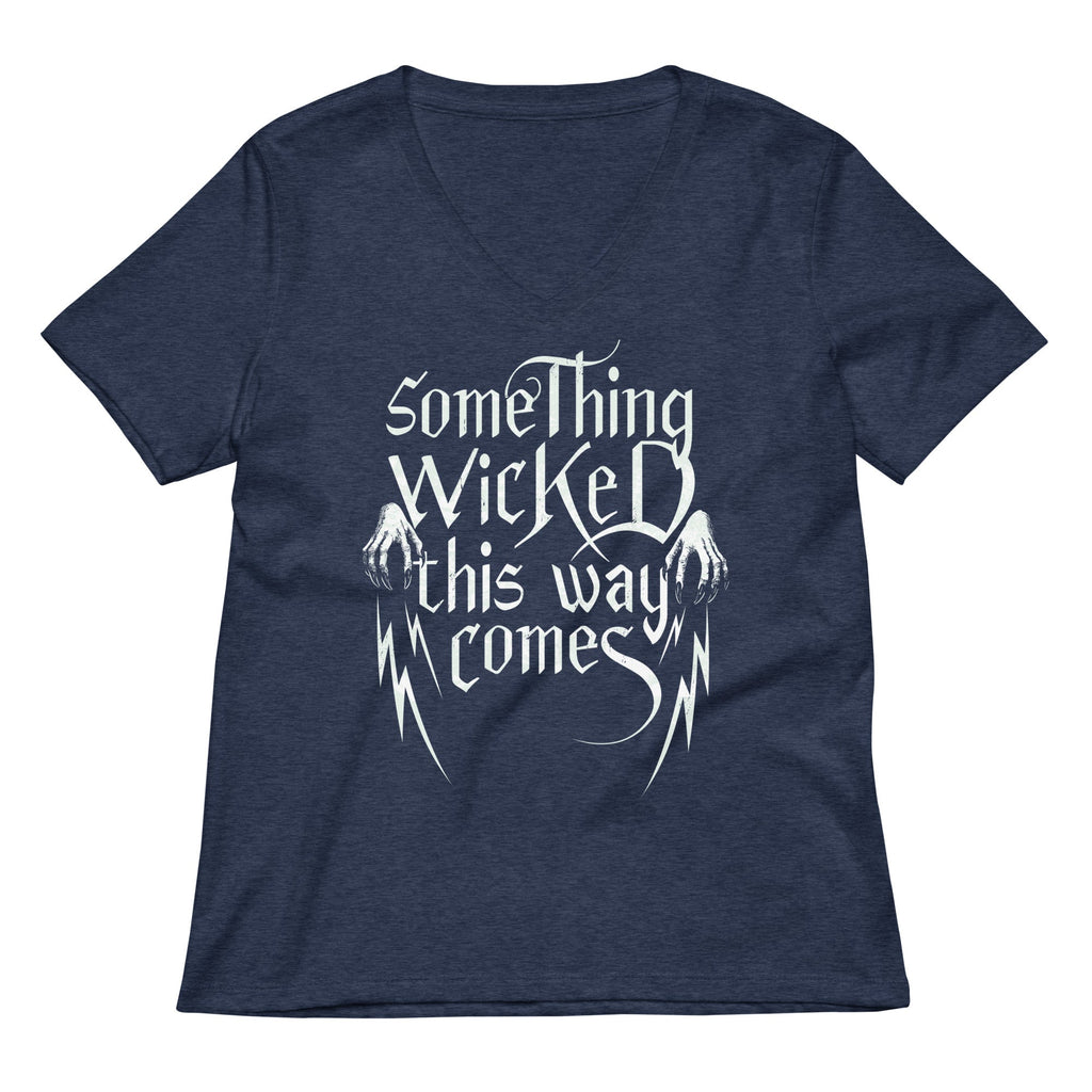 Something Wicked This Way Comes Women's V-Neck Tee product image 3
