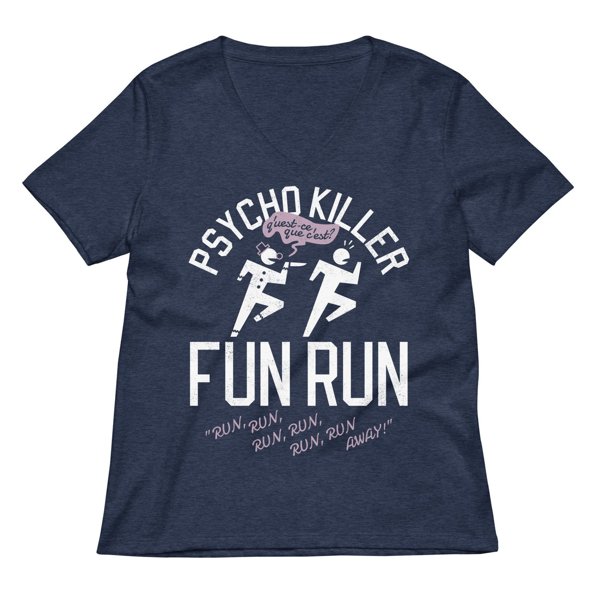 Psycho Killer Fun Run Women's V-Neck Tee product image 3