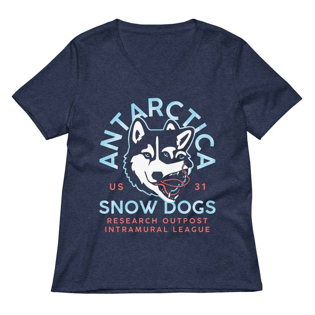 Antarctica Snow Dogs Women's V-Neck Tee product image 1