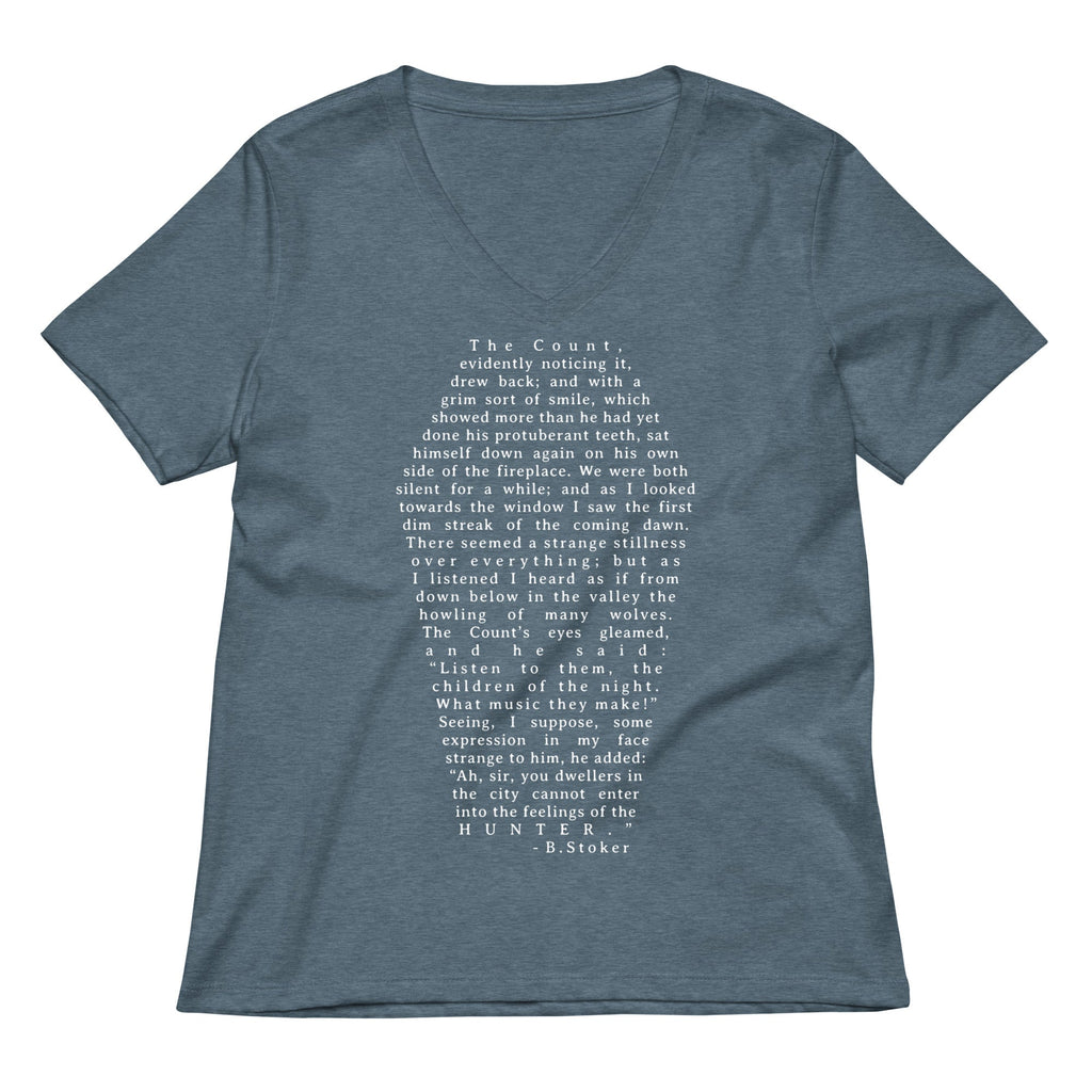 Dracula Women's V-Neck Tee product image 5