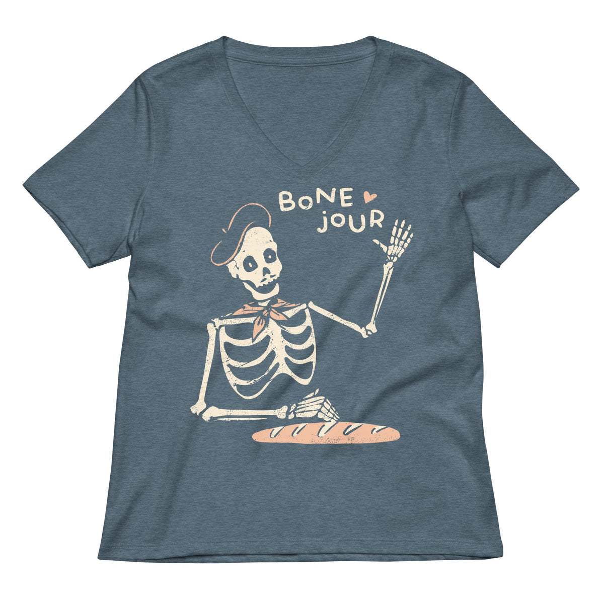 Bone Jour Women's V-Neck Tee product image 4