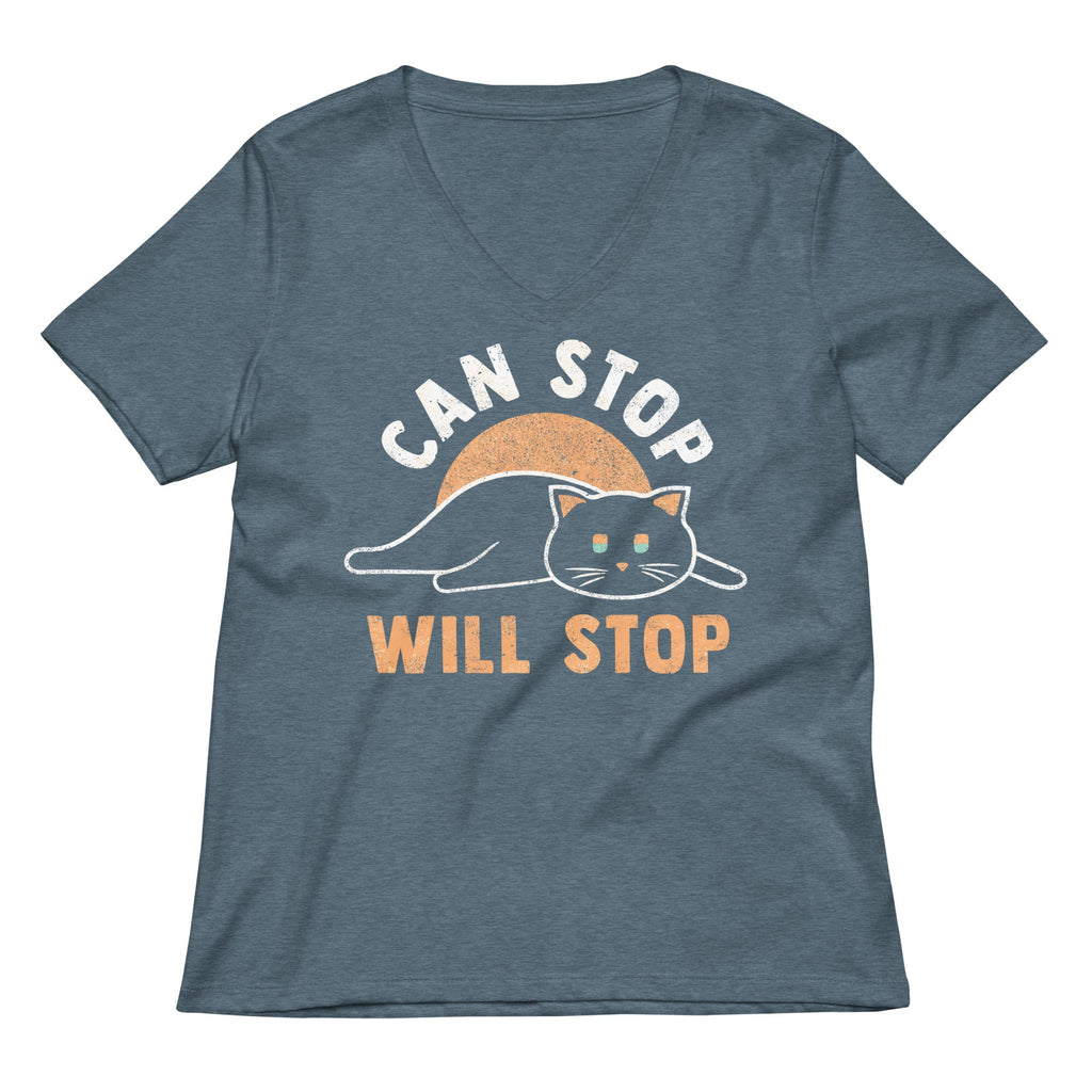 Can Stop Will Women's V-Neck Tee product image 4