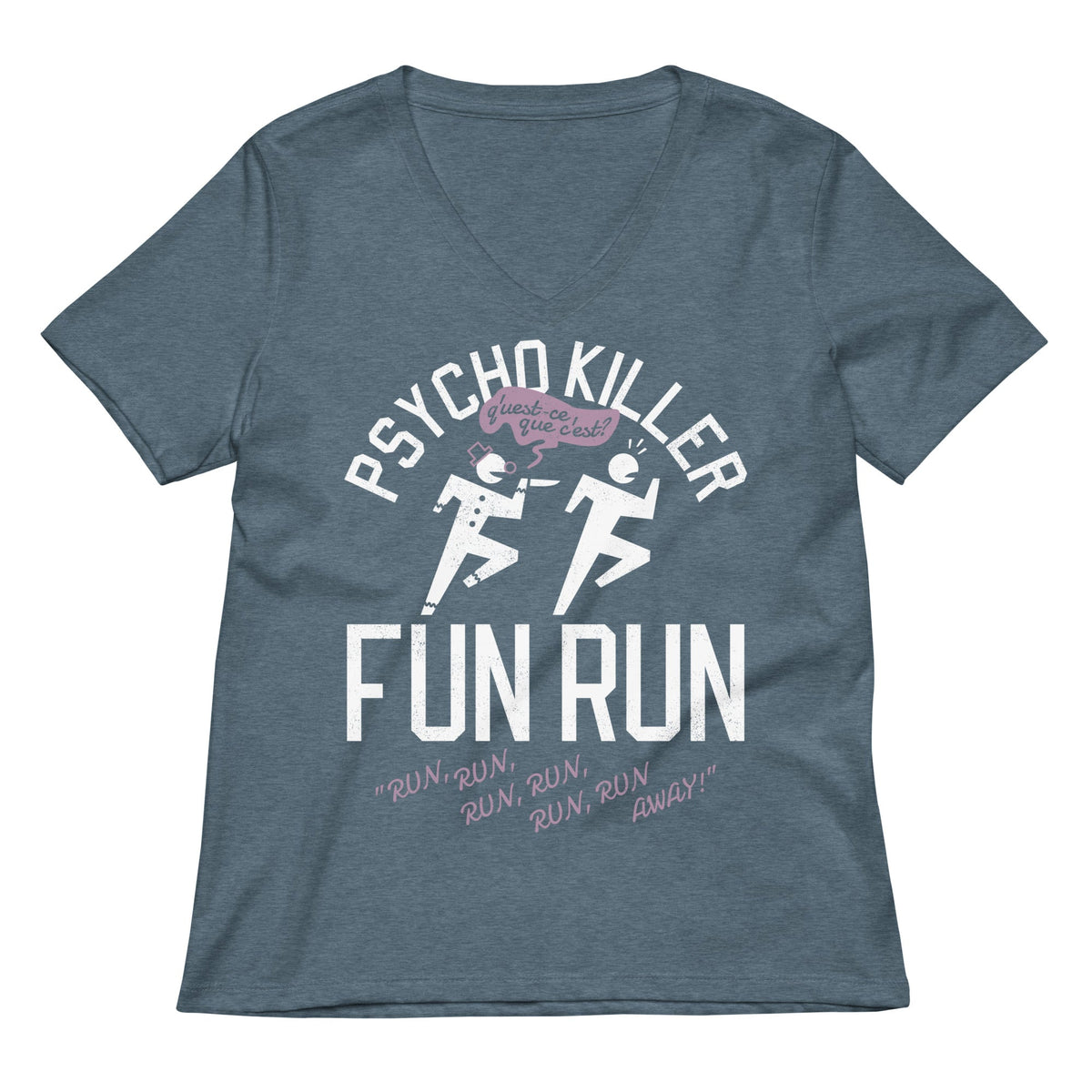 Psycho Killer Fun Run Women's V-Neck Tee product image 4