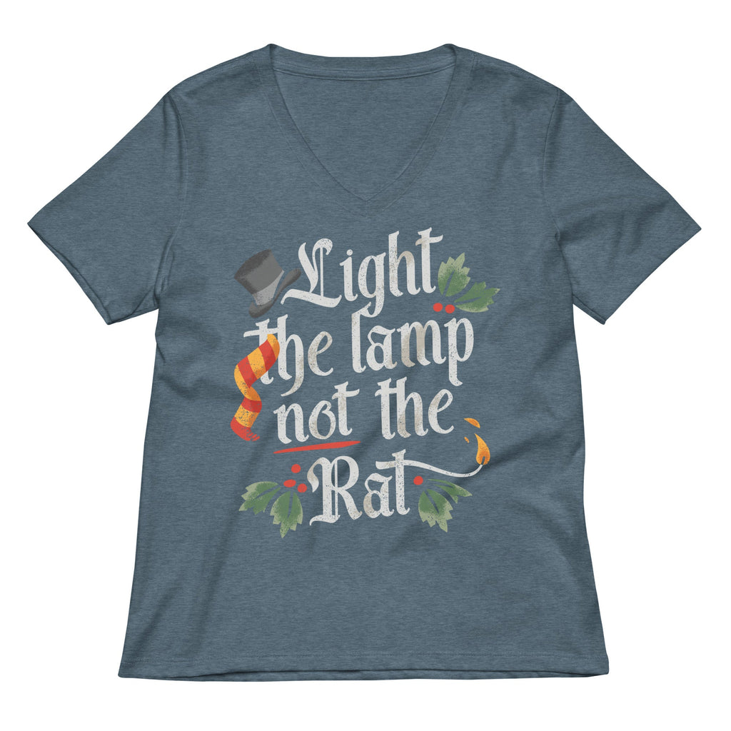 Light The Lamp Not Rat Women's V-Neck Tee product image 4