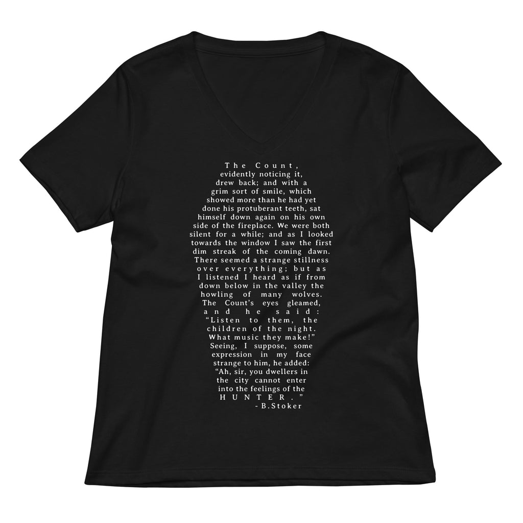 Dracula Women's V-Neck Tee product image 2