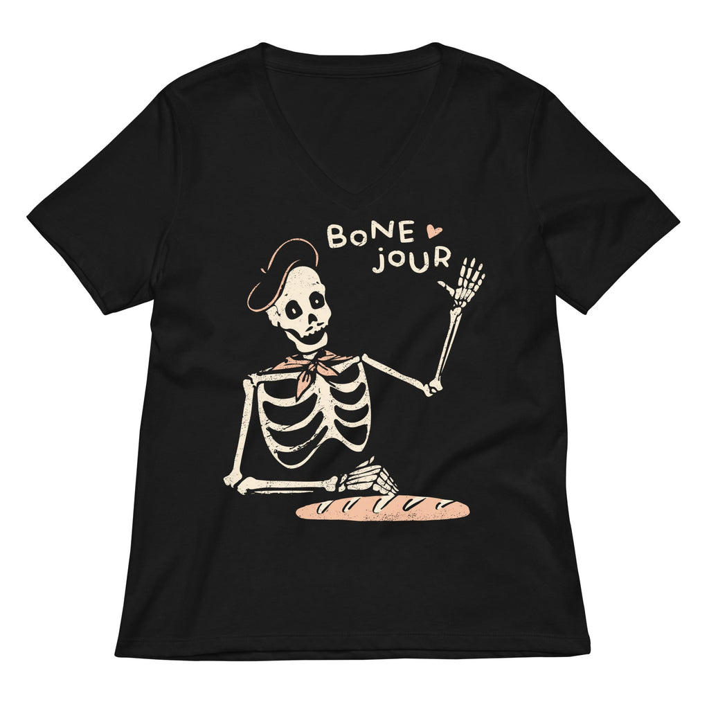 Bone Jour Women's V-Neck Tee product image 1