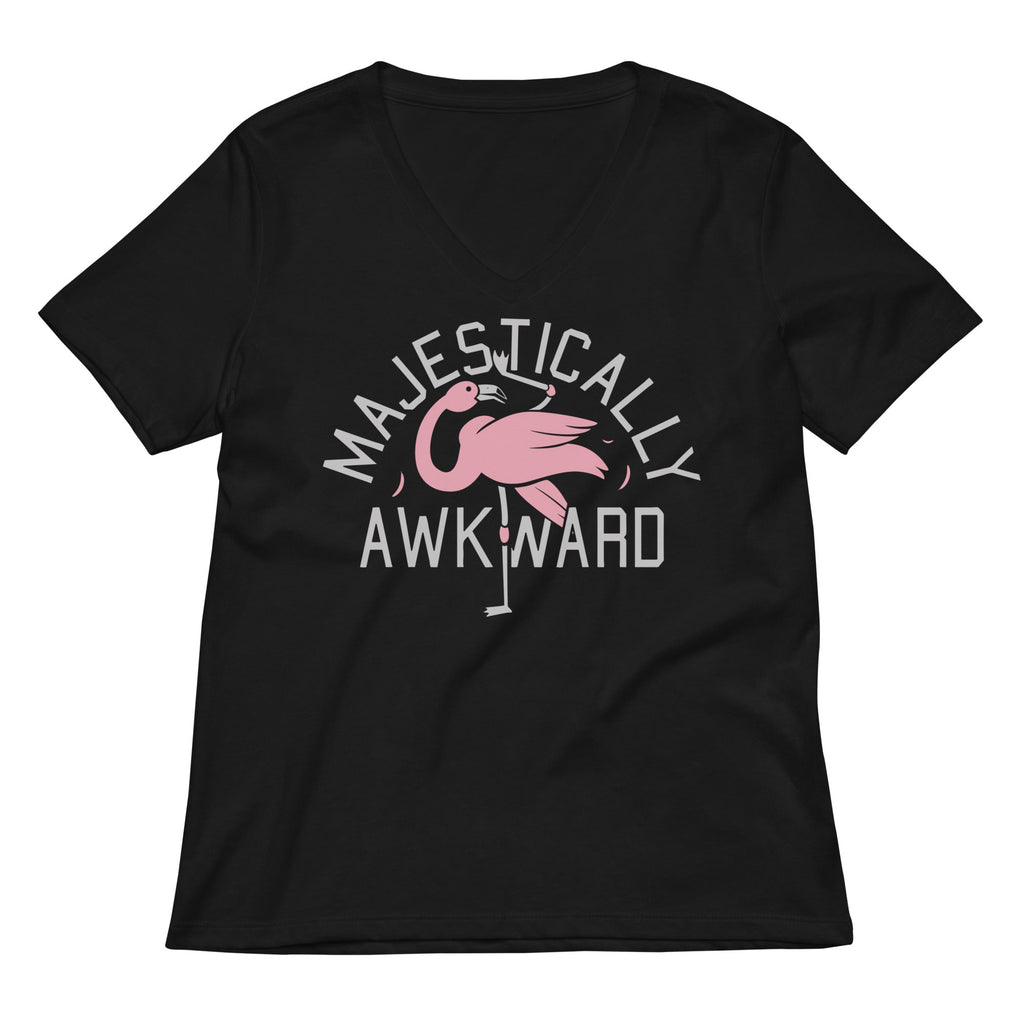 Majestically Awkward Women's V-Neck Tee product image 3