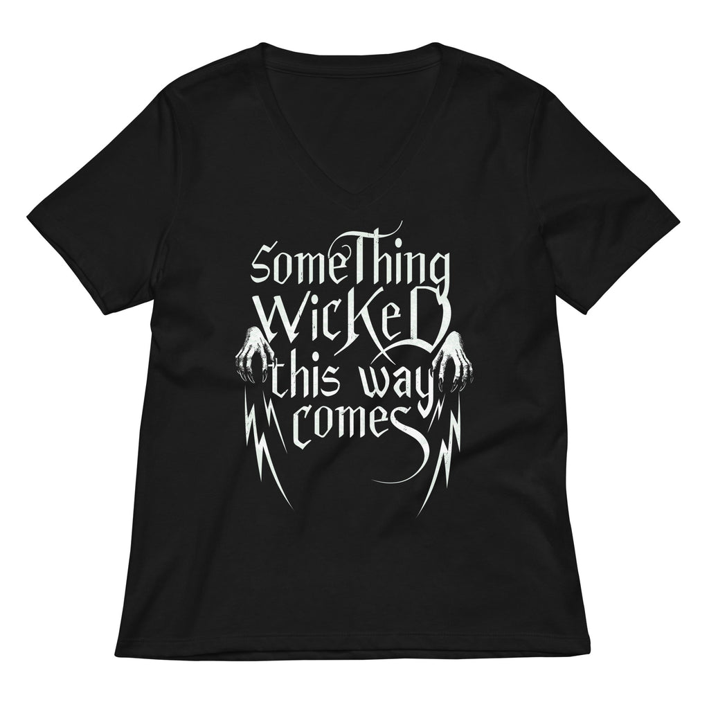 Something Wicked This Way Comes Women's V-Neck Tee product image 2