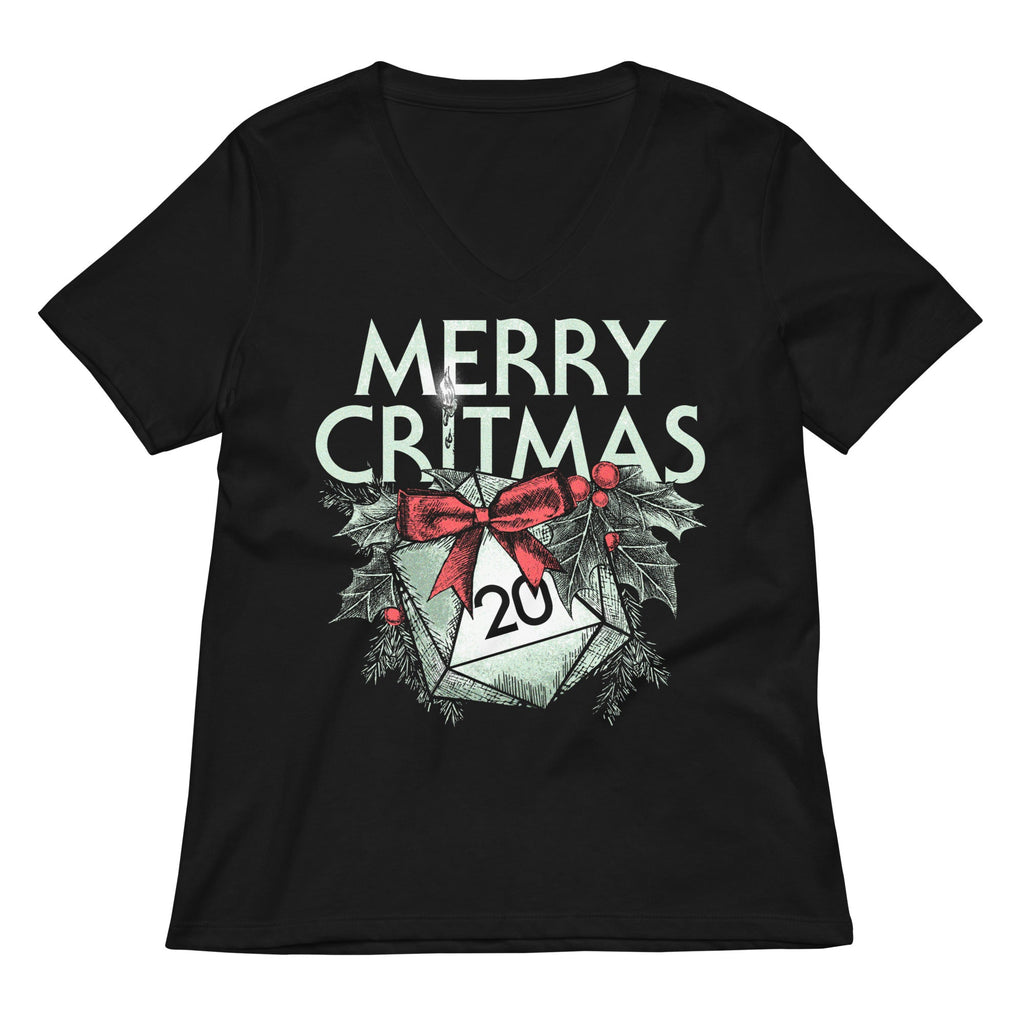 Merry Critmas Women's V-Neck Tee product image 2