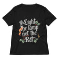 Light The Lamp Not Rat Women's V-Neck Tee product image 1