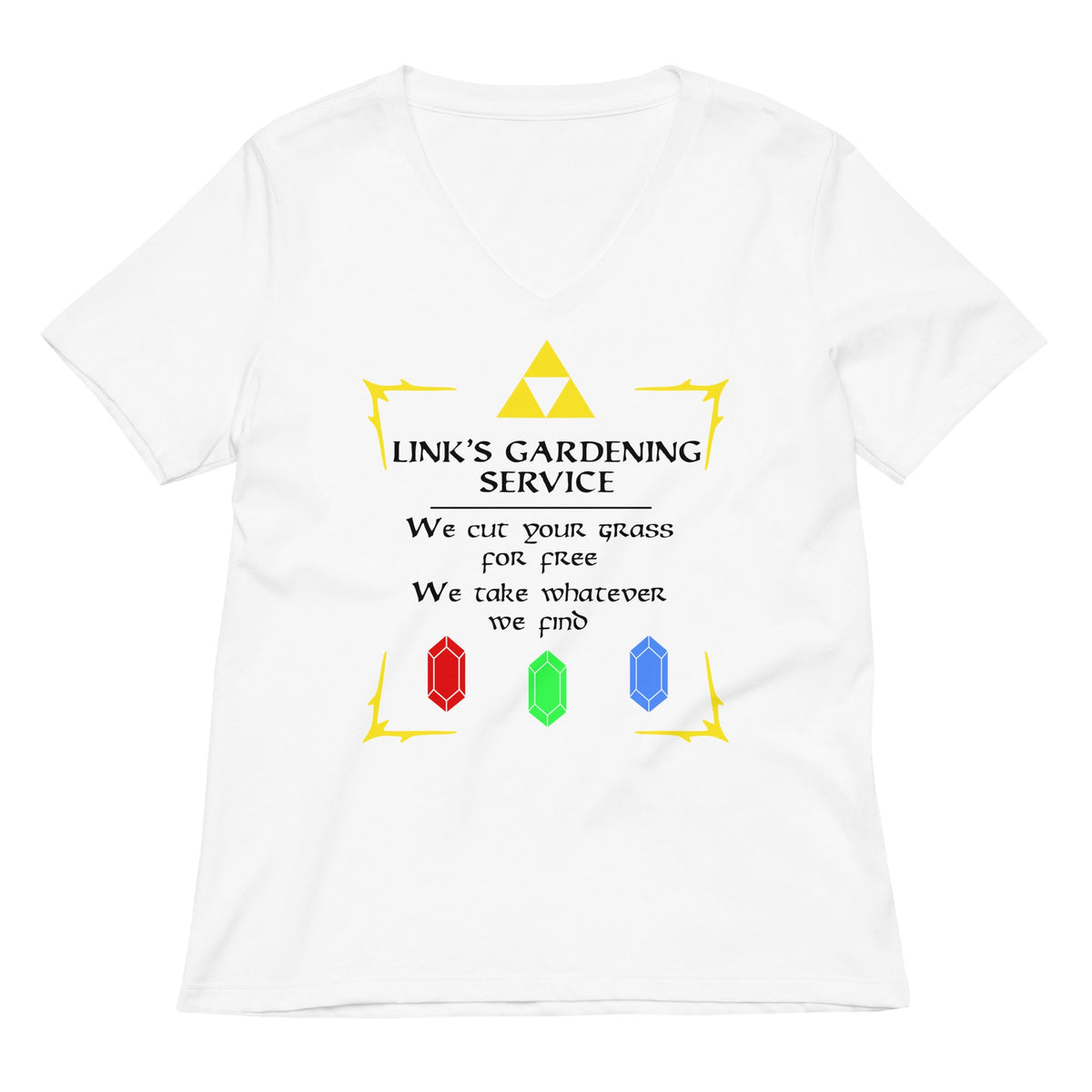 Link's Gardening Service Women's V-Neck Tee product image 4