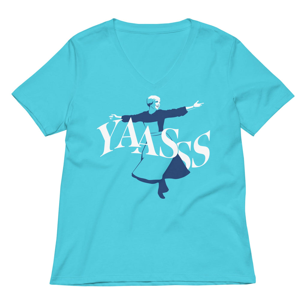 YAASSS Women's V-Neck Tee product image 3