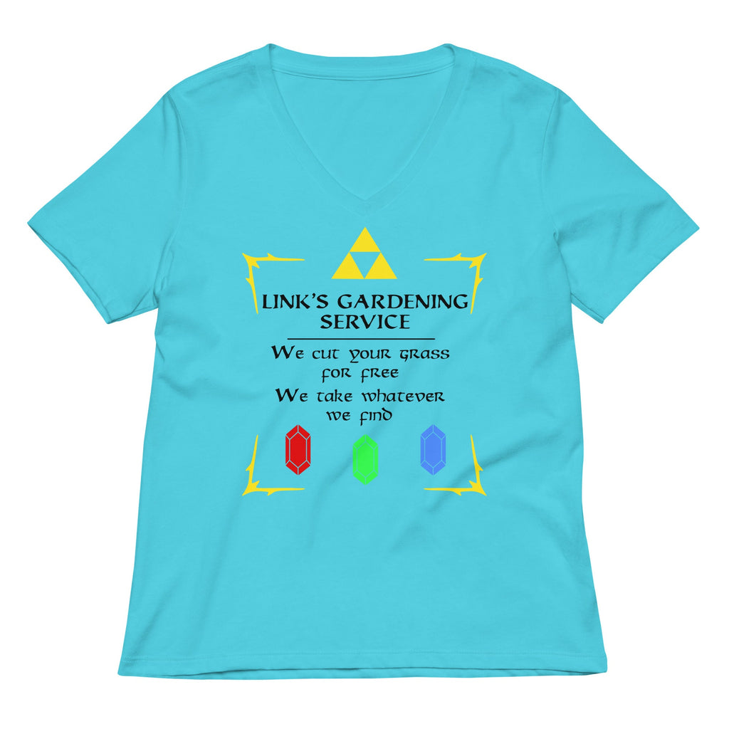 Link's Gardening Service Women's V-Neck Tee product image 3