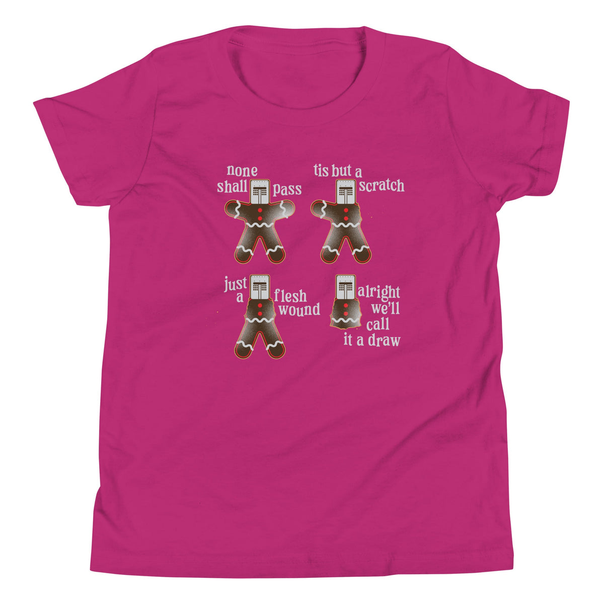 Alright We'll Call It A Draw Gingerbread Kid's Youth Tee product image 5